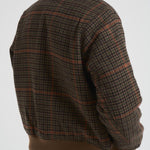 Bomber uomo college tartan marrone 1000565 826 LES DEUX