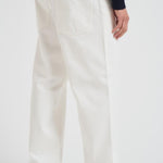 Jeans uomo dritto in denim bianco GMP01186 P00098010190 GOLDEN GOOSE