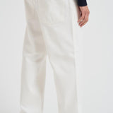 Jeans uomo dritto in denim bianco GMP01186 P00098010190 GOLDEN GOOSE
