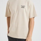 T-shirt uomo girocollo beige TS203 CO0002MT DROLE DE MONSIEUR