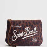 Pochette donna Aline animalier marrone ALINE DKLEO18 MC2 SAINT BARTH