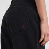 Jeans Poppy donna in denim nero POPPY GREY ICON DENIM