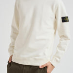 Felpa uomo girocollo bianca 6100028 S0A20V0093 STONE ISLAND