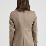 Giacca donna doppiopetto tortora 2156 52578 LUBIAM