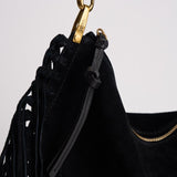 Borsa donna in suede Oskan Soft Small nera BF0066FC C3C14M01BK ISABEL MARANT