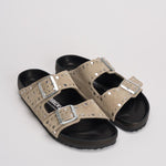Sandalo donna Arizona taupe con borchie 1027870 TAUPE BIRKENSTOCK