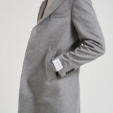 Cappotto uomo monopetto grigio chiaro DUBLINO C721164 BRERAS