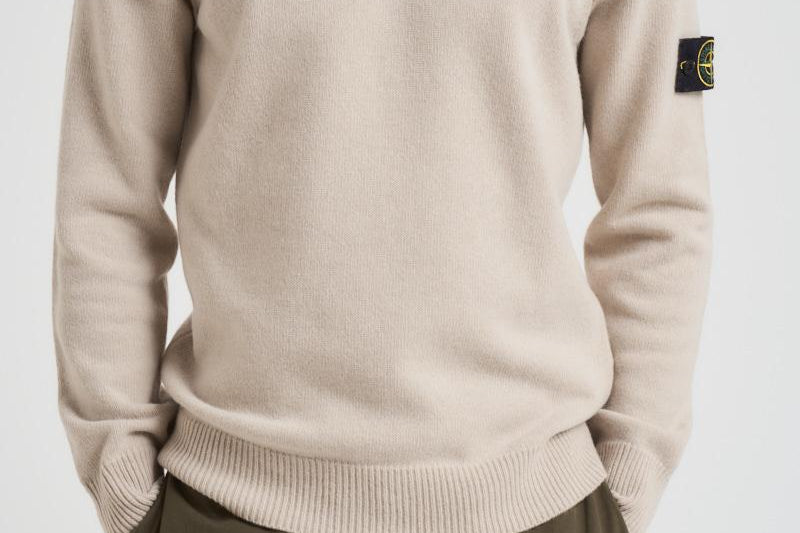 Maglia uomo girocollo beige 5100072 S00A3V009A STONE ISLAND