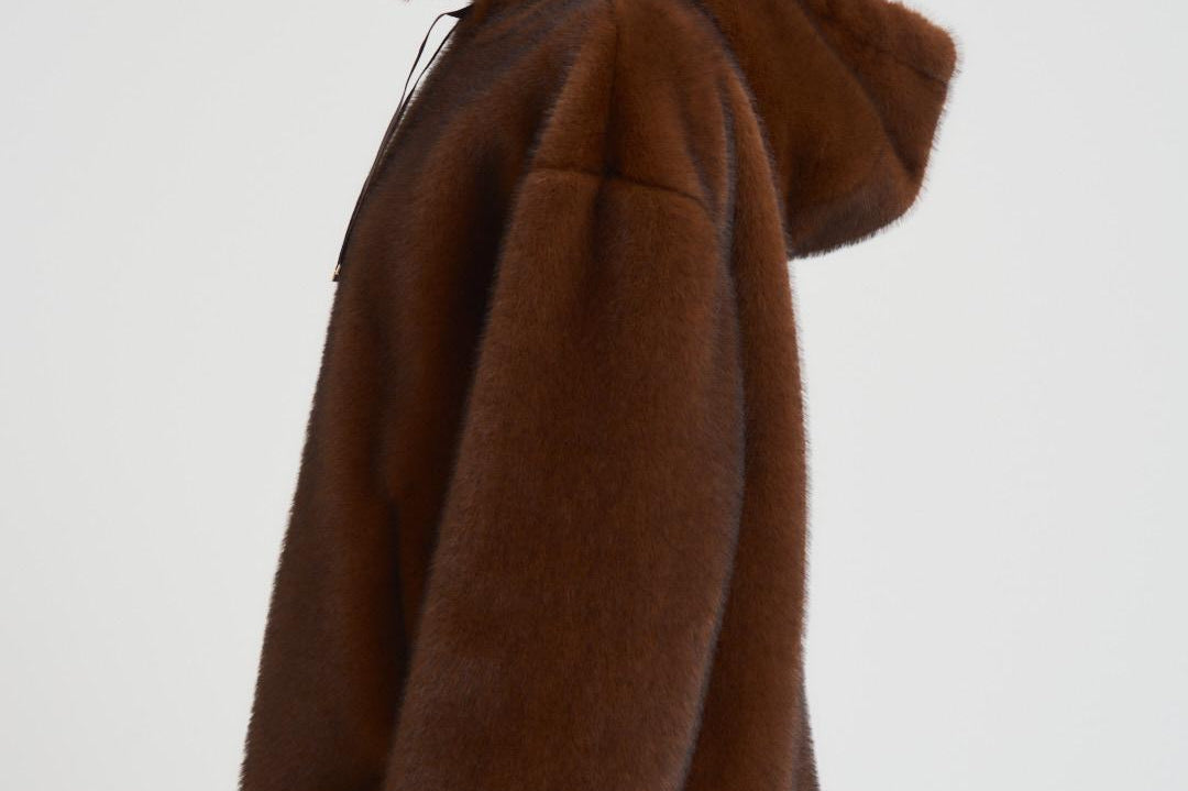 Bomber donna in ecopelliccia marrone GI000318D 8800 HERNO