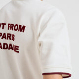T-shirt uomo girocollo panna e bordeaux TS262 CO167OW DROLE DE MONSIEUR