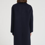 Cappotto donna doppiopetto blu notte JULIE NAVY BLUE ACCADEMIE TESSILI
