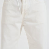 Jeans uomo dritto in denim bianco GMP01186 P00098010190 GOLDEN GOOSE