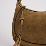 Borsa donna in suede Oskan Moon bag cammello PP0003FA A3C32MTPGO ISABEL MARANT