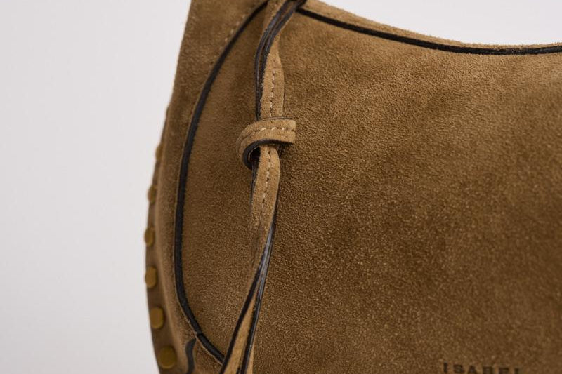 Borsa donna in suede Oskan Moon bag cammello PP0003FA A3C32MTPGO ISABEL MARANT