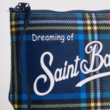Pochette donna Aline tartan blu ALINE WTARTAN61 MC2 SAINT BARTH
