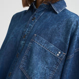 Camicia donna in denim scuro RENA ECLIPSE ICON DENIM