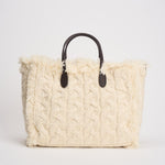 Borsa donna Colette a trecce panna COLETTEWL BRAID12 MC2 SAINT BARTH