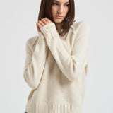 Maglia donna girocollo panna NIMBUS 2227BLANCVINTAGE KUJTEN