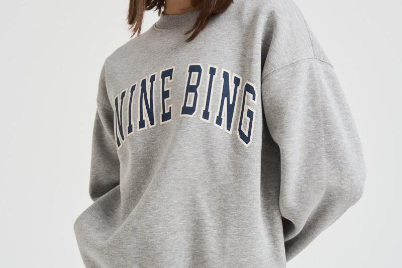 Felpa Spencer donna grigio melange 11531 GRM1 ANINE BING