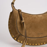 Borsa donna in suede Oskan Moon bag cammello PP0003FA A3C32MTPGO ISABEL MARANT