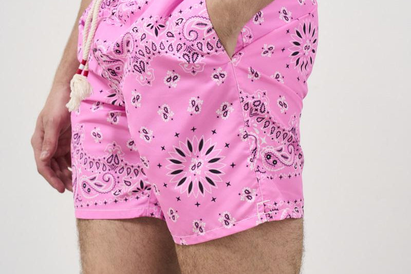 Costume da bagno uomo con stampa CAP0001 03579F2101 MC2 SAINT BARTH