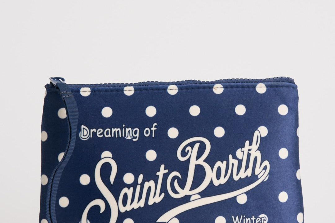 Pochette donna Aline a pois blu ALINE REGPOIS61 MC2 SAINT BARTH