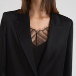 Blazer monopetto donna 14059BIS 8007NERO FORTE FORTE