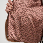 Bomber donna in ecopelliccia marrone GI000318D 8800 HERNO