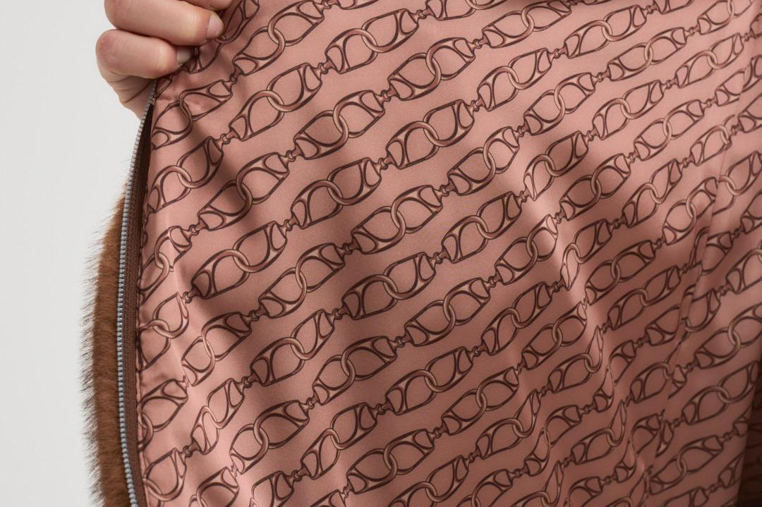 Bomber donna in ecopelliccia marrone GI000318D 8800 HERNO