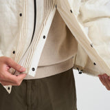 Giubbotto Crinkle Reps Ny Quilted-Tc panna 4100023 S0186V0093 STONE ISLAND