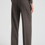 Pantalone donna a palazzo Powo tortora D231491 POWO024CASTAGNA P.a.r.o.s.h.