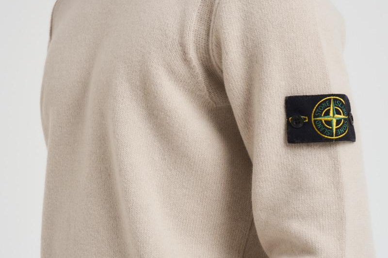 Maglia uomo girocollo beige 5100072 S00A3V009A STONE ISLAND