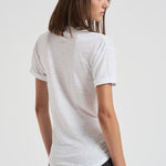T-shirt donna Koldi bianca logo oro TS0004FA A1N10EWHLG MARANT ETOILE