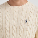 Maglia uomo girocollo panna 710775885 024 RALPH LAUREN