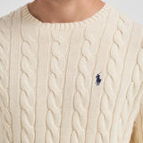 Maglia uomo girocollo panna 710775885 024 RALPH LAUREN