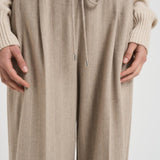 Pantalone donna a palazzo tortora L32 GEST LIVIANA CONTI
