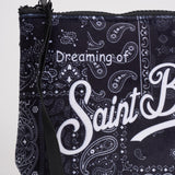 Pochette donna Aline fantasia bandana nera ALINE WBANDPLAID00 MC2 SAINT BARTH
