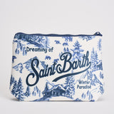 Pochette donna Aline fantasia montagna blu ALINE WINTERL01 MC2 SAINT BARTH
