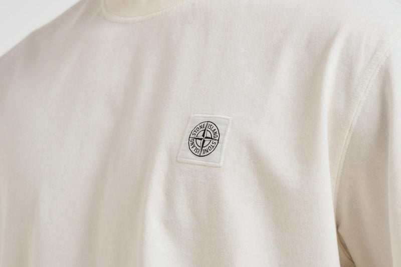 T-shirt uomo girocollo bianca 2100025 S0115V0093 STONE ISLAND