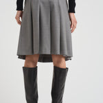 Gonna donna midi Gimmy grigia GIMMY 010 MAX MARA STUDIO