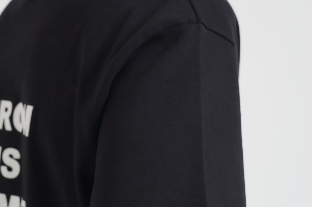 T-shirt uomo girocollo nera TS203 CO0002BL DROLE DE MONSIEUR