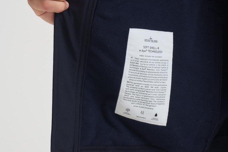 Giacca uomo Soft Shell blu Q100004 S0B22V0020 STONE ISLAND