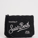Pochette donna Aline in tweed nera ALINE TWEED00 MC2 SAINT BARTH