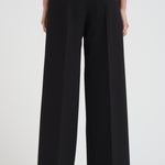 Pantalone donna a palazzo nero L5WI53 Y69 LIVIANA CONTI