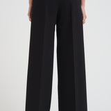Pantalone donna a palazzo nero L5WI53 Y69 LIVIANA CONTI