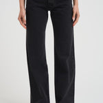 Jeans donna Hugh in denim nero 1134009 VINTAGEBLACK ANINE BING