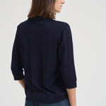 Polo donna blu notte A04 N08 LIVIANA CONTI
