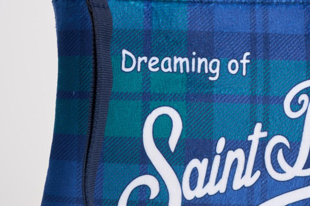 Pochette donna Aline tartan blu e verde ALINE WTARTAN65 MC2 SAINT BARTH