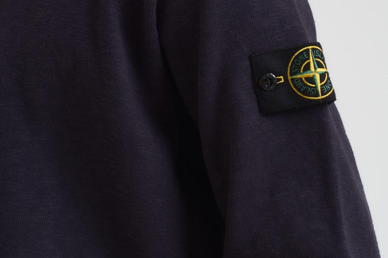 Felpa uomo girocollo blu notte 6100053 S0238V0026 STONE ISLAND