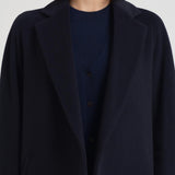 Cappotto donna lungo blu notte DIVA DEBORA24 ACCADEMIE TESSILI